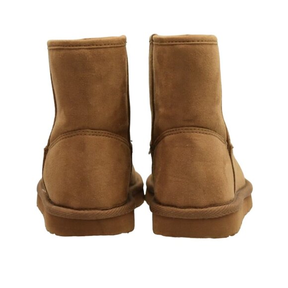 Gap Cozy Boots Kids Size 13 Brown Suede Shearling Lined - Picture 5 of 7